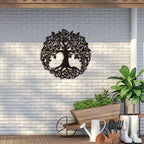 Intricate Tree Of Life Metal Wall Art 3d Iron Crafted Metal Wall Decoration For Living Room Dining Room Creative Nordic Home Decor