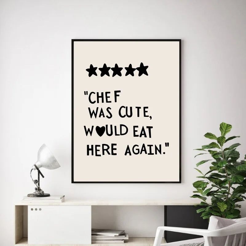 Kitchen Cooking Love Quotes Wall Art Fine Art Canvas Prints Minimalist Modern Typographic Posters Pictures For Kitchen Dining Room Cafe Art Decor 2025 