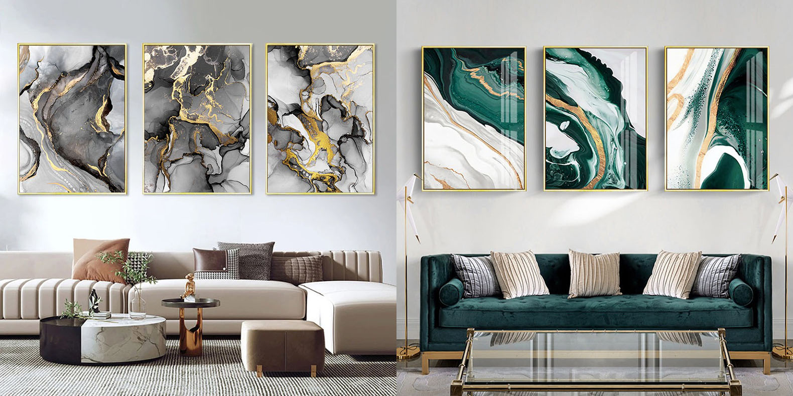 NordicWallArt Modern Abstract Minimalist Lifestyle Art Decor