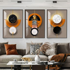 Light Luxury Abstract Celestial Geometry Wall Art Fine Art Canvas Prints Modern Aesthetics Pictures For Living Room Dining Room Home Office Decor