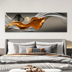 Light Luxury Flowing Abstract Ribbon Wall Art Fine Art Canvas Prints Wide Format Picture For Above The Bed Pictures For Above The Sofa