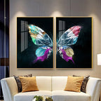 Light Luxury Living Room Decorative Painting Sofa Background Wall Simple And Fashionable Dining Room Bedroom Butterfly Painting