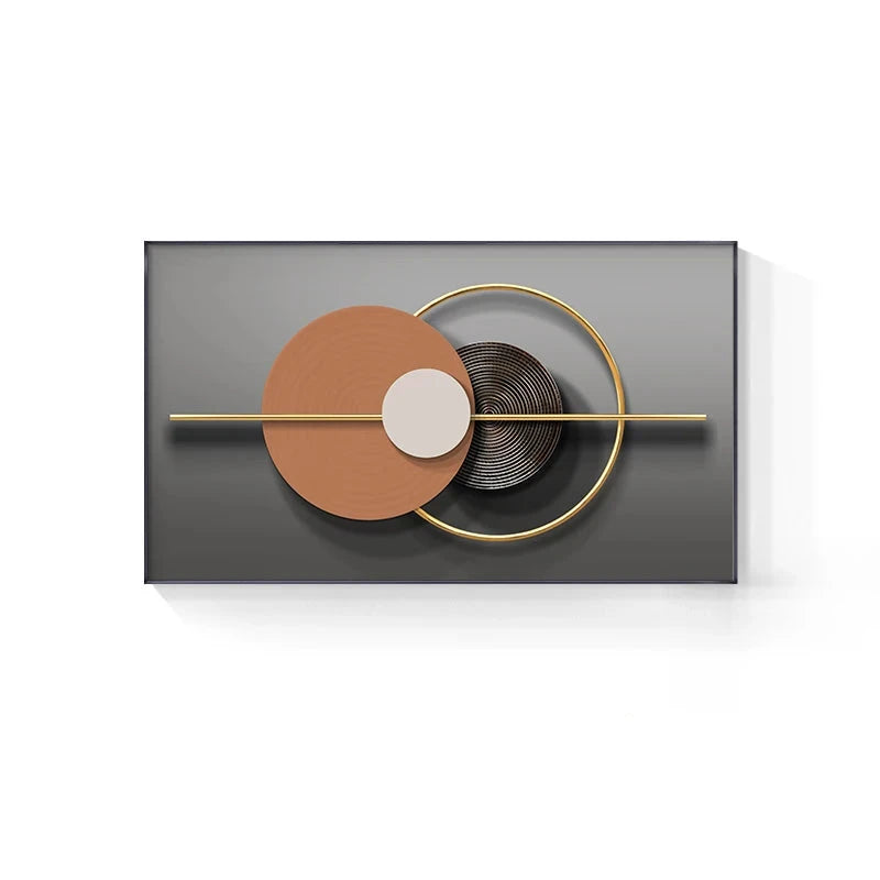 Light Luxury Modern Aesthetics Sun & Moon Wall Art Fine Art Canvas Prints Pictures For Living Room Dining Room Home Office Interior Decor 2024