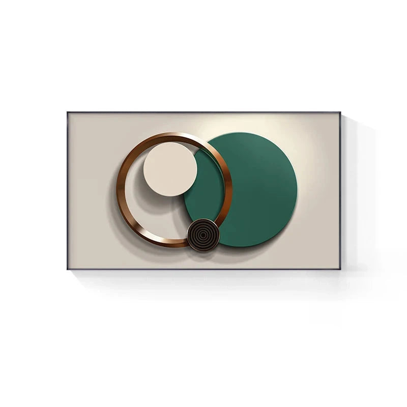 Light Luxury Modern Aesthetics Sun & Moon Wall Art Fine Art Canvas Prints Pictures For Living Room Dining Room Home Office Interior Decor 2024