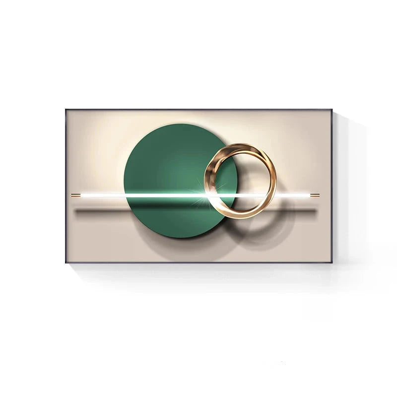 Light Luxury Modern Aesthetics Sun & Moon Wall Art Fine Art Canvas Prints Pictures For Living Room Dining Room Home Office Interior Decor 2024