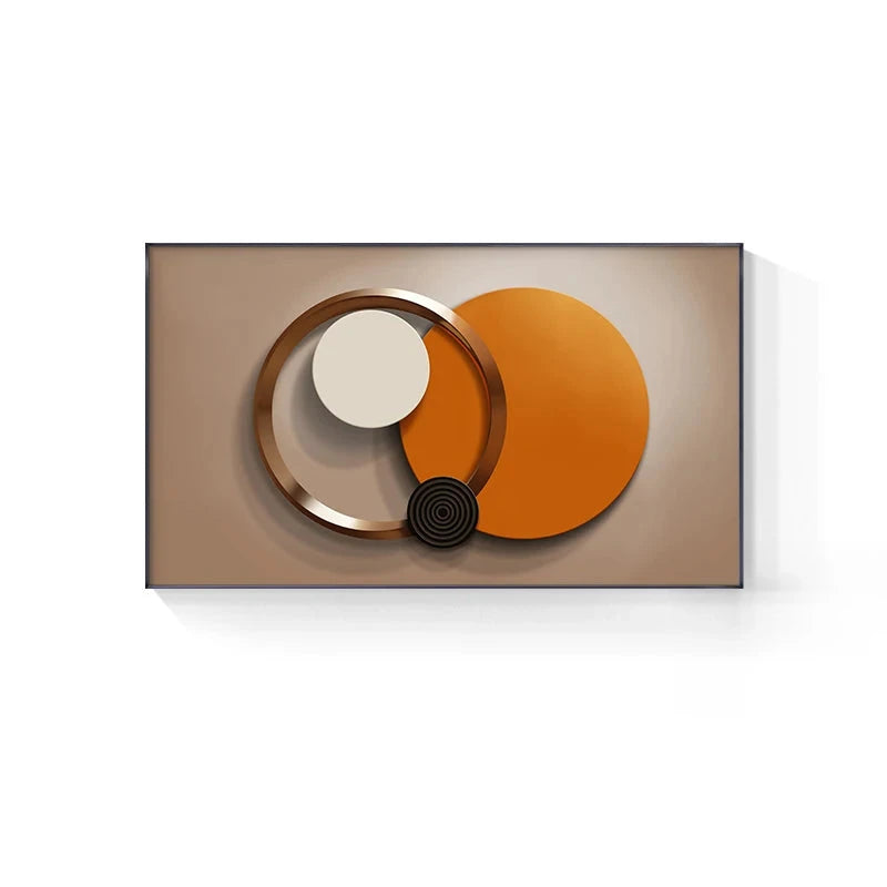 Light Luxury Modern Aesthetics Sun & Moon Wall Art Fine Art Canvas Prints Pictures For Living Room Dining Room Home Office Interior Decor 2024