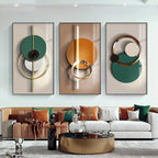 Light Luxury Modern Aesthetics Sun & Moon Wall Art Fine Art Canvas Prints Pictures For Living Room Dining Room Home Office Interior Decor 2024