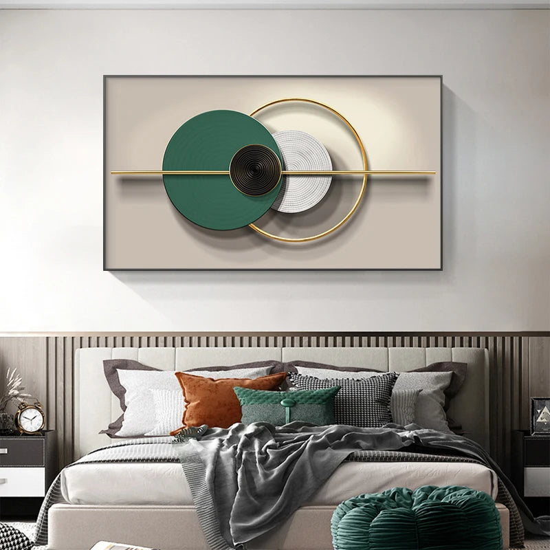 Light Luxury Modern Aesthetics Sun & Moon Wall Art Fine Art Canvas Prints Pictures For Living Room Dining Room Home Office Interior Decor 2024