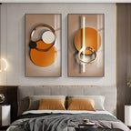 Light Luxury Modern Aesthetics Sun & Moon Wall Art Fine Art Canvas Prints Pictures For Living Room Dining Room Home Office Interior Decor 2024