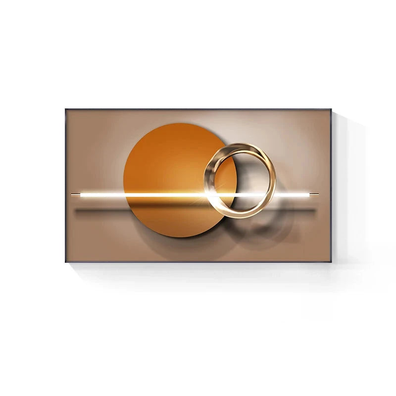 Light Luxury Modern Aesthetics Sun & Moon Wall Art Fine Art Canvas Prints Pictures For Living Room Dining Room Home Office Interior Decor 2024