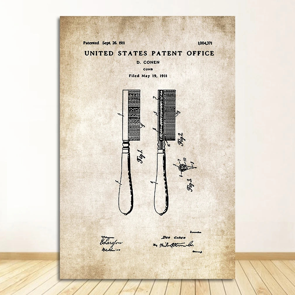 Loo Paper Bathroom Vintage Patent Poster Wall Art Beige Black Fine Art Canvas Prints Pictures For Bathroom Washroom Wall Decor 2025