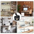 Lovers Sculpture Minimalist Nordic Abstract Ceramic Figurine Art with Golden Heart Accent