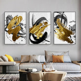 Nordic Gold Collection - Luxury Wall Art Decor For Contemporary ...