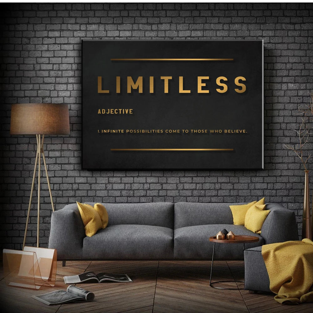 Make It Happen Hustle Quotes Posters Wall Art Fine Art Canvas Prints Inspirational Motivation Art For Home/Office Success Wall Art Decor 2025