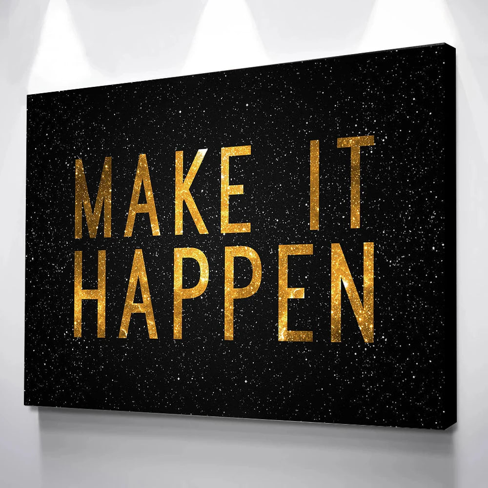 Make It Happen Hustle Quotes Posters Wall Art Fine Art Canvas Prints Inspirational Motivation Art For Home/Office Success Wall Art Decor 2025 01Make It Happen Hustle Quotes Posters Wall Art Fine Art Canvas Prints Inspirational Motivation Art For Home/Office Success Wall Art Decor 2025 01