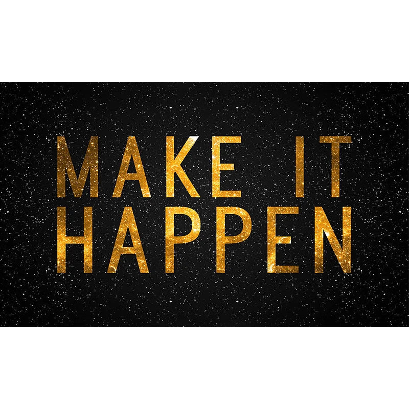 Make It Happen Hustle Quotes Posters Wall Art Fine Art Canvas Prints Inspirational Motivation Art For Home/Office Success Wall Art Decor 2025 01