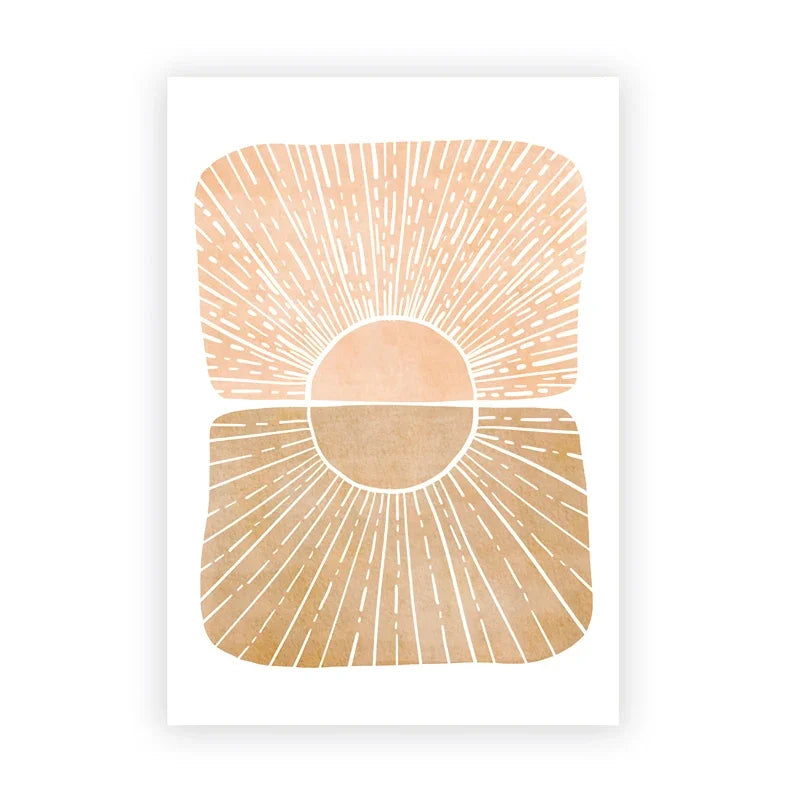 Minimalist Abstract Beige Gray Gallery Wall Art Fine Art Canvas Prints Pictures For Living Room Bedroom Scandinavian Inspired Home Decor