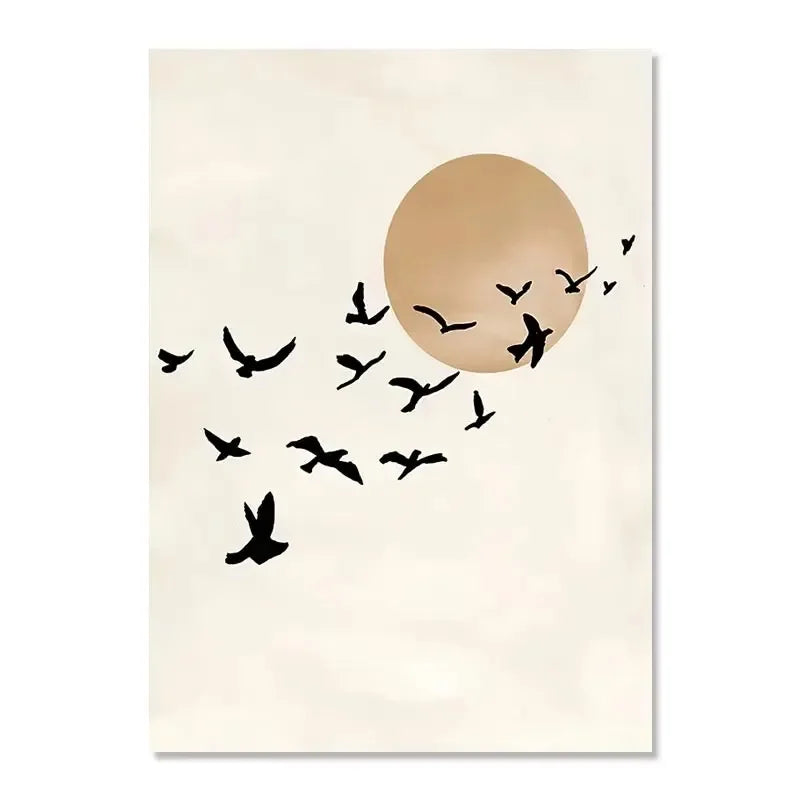 Minimalist Abstract Botanical Still Life Wall Art Fine Art Canvas Prints Simple Gallery Wall Pictures For Living Room Bedroom Art Decor