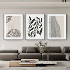 Minimalist Abstract Floral Wall Art Fine Art Canvas Prints Inspirational Quote Poster Gallery Wall Pictures For Living Room Bedroom Art Decor