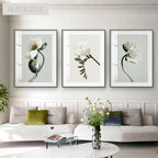 Minimalist Abstract Floral Wall Art Fine Art Canvas Prints Inspirational Quote Poster Gallery Wall Pictures For Living Room Bedroom Art Decor