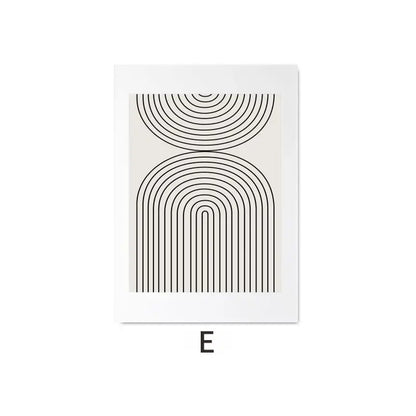 Minimalist Abstract Gallery Wall Art Fine Art Canvas Prints Figure Art Geometric Line Art Pictures For Modern Apartment Living Room Decor