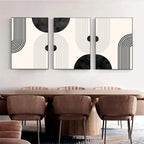 Minimalist Abstract Geometric Line Art Fine Art Canvas Prints Pictures For Modern Apartment Living Room Dining Room Home Office Art Decor 2025