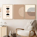 Minimalist Abstract Geometric Moon Phase Line Art Wall Art Fine Art Canvas Prints Pictures For Modern Apartment Living Room Nordic Home Decor