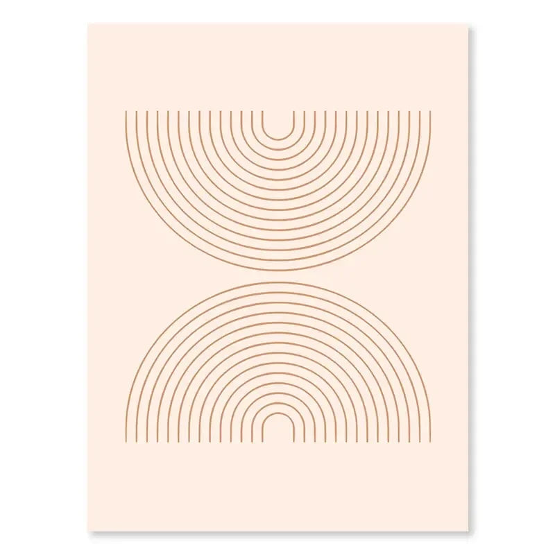 Minimalist Abstract Geometric Moon Phase Line Art Wall Art Fine Art Canvas Prints Pictures For Modern Apartment Living Room Nordic Home Decor