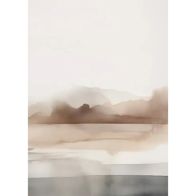 Abstract art with soft, gradient colors on a white background