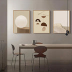 Minimalist Beige Abstract Architectural Wall Art Fine Art Canvas Prints Pictures For Living Room Dining Room Art For Contemporary Interiors 2025 001