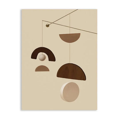 Minimalist Beige Abstract Architectural Wall Art Fine Art Canvas Prints Pictures For Living Room Dining Room Art For Contemporary Interiors 2025