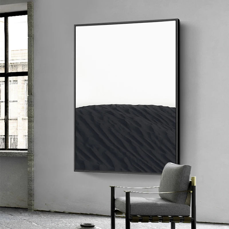 Minimalist Black White Architectural Abstract Wall Art Fine Art Canvas Prints Pictures For Modern Apartment Living Room Art For Contemporary Home Decor