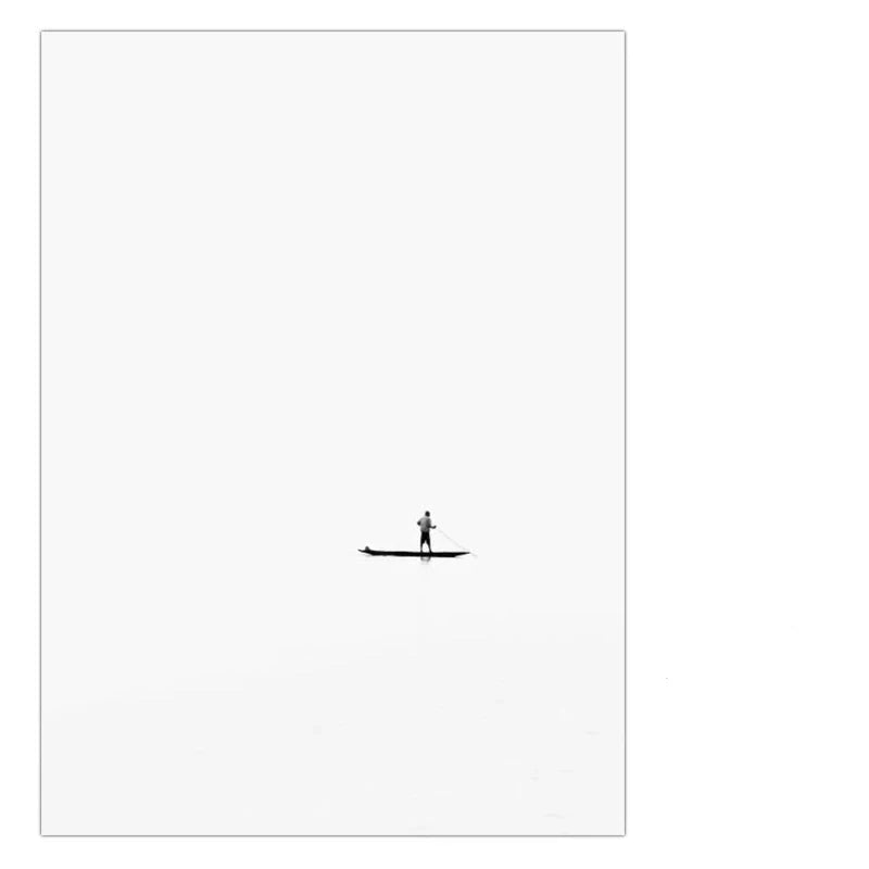 Minimalist Black White Architectural Abstract Wall Art Fine Art Canvas Prints Pictures For Modern Apartment Living Room Art For Contemporary Home Decor