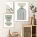 Minimalist Bohemian Botanical Wall Art Fine Art Canvas Prints Neutral Color Gallery Wall Pictures For Living Room 2024