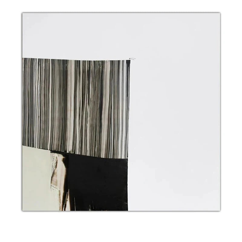 Minimalist Color Blocks Abstract Wall Art Fine Art Canvas Prints Square Format Pictures For Living Room Contemporary Scandinavian Home Decor