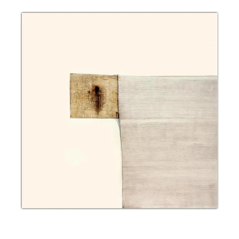 Minimalist Color Blocks Abstract Wall Art Fine Art Canvas Prints Square Format Pictures For Living Room Contemporary Scandinavian Home Decor