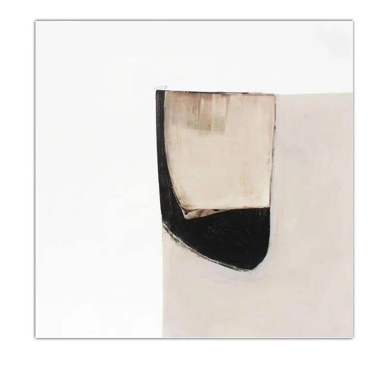 Minimalist Color Blocks Abstract Wall Art Fine Art Canvas Prints Square Format Pictures For Living Room Contemporary Scandinavian Home Decor