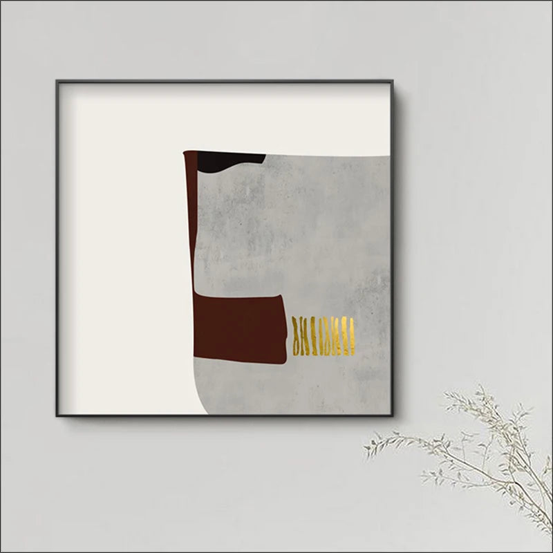 Minimalist Contemporary Color Block Abstract Wall Art Fine Art Canvas Prints Pictures For Modern Apartment Living Room Bedroom Art Decor