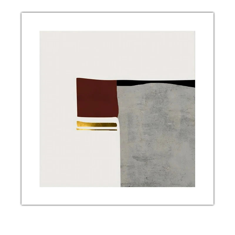 Minimalist Contemporary Color Block Abstract Wall Art Fine Art Canvas Prints Pictures For Modern Apartment Living Room Bedroom Art Decor