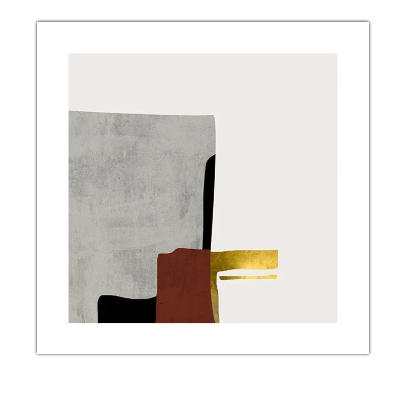 Minimalist Contemporary Color Block Abstract Wall Art Fine Art Canvas Prints Pictures For Modern Apartment Living Room Bedroom Art Decor
