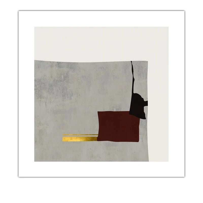 Minimalist Contemporary Color Block Abstract Wall Art Fine Art Canvas Prints Pictures For Modern Apartment Living Room Bedroom Art Decor