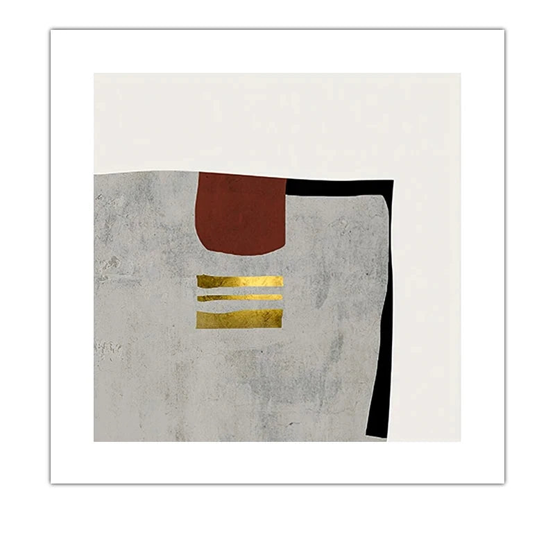 Minimalist Contemporary Color Block Abstract Wall Art Fine Art Canvas Prints Pictures For Modern Apartment Living Room Bedroom Art Decor