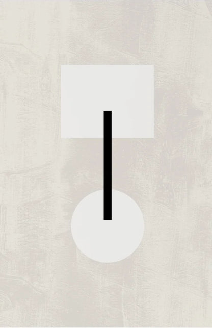 Minimalist Geometric Abstract Black White Wall Art Fine Art Canvas Prints Pictures For Living Room Dining Room Art For Contemporary Interior Decor 2025