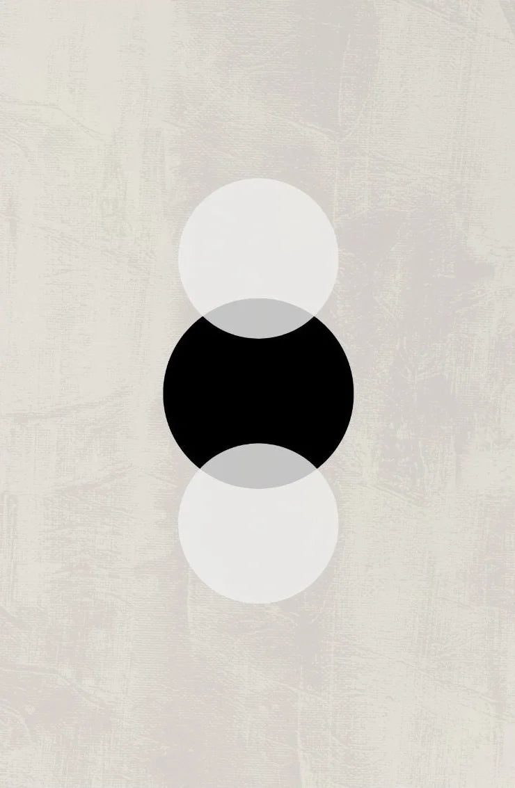 Minimalist Geometric Abstract Black White Wall Art Fine Art Canvas Prints Pictures For Living Room Dining Room Art For Contemporary Interior Decor 2025