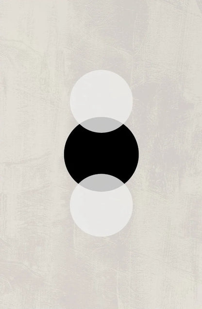 Minimalist Geometric Abstract Black White Wall Art Fine Art Canvas Prints Pictures For Living Room Dining Room Art For Contemporary Interior Decor 2025