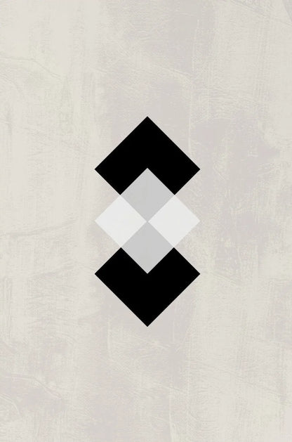 Minimalist Geometric Abstract Black White Wall Art Fine Art Canvas Prints Pictures For Living Room Dining Room Art For Contemporary Interior Decor 2025