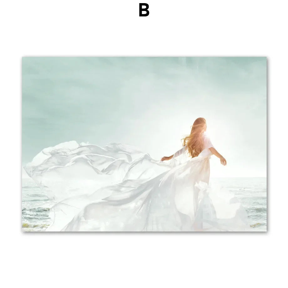 Minimalist Lifestyle Beach Landscape Wall Art Fine Art Canvas Prints Gallery Wall Pictures Of Calm For Living Room Scandinavian Home Decor 2024