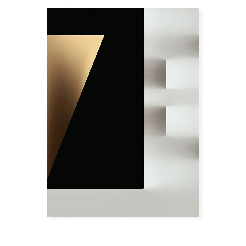 Minimalist Modern Aesthetics Abstract Geometric Wall Art Fine Art Canvas Prints Pictures For Modern Apartment Living Room Home Office Decor