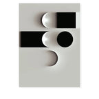Minimalist Modern Aesthetics Abstract Geometric Wall Art Fine Art Canvas Prints Pictures For Modern Apartment Living Room Home Office Decor