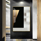 Minimalist Modern Aesthetics Abstract Geometric Wall Art Fine Art Canvas Prints Pictures For Modern Apartment Living Room Home Office Decor